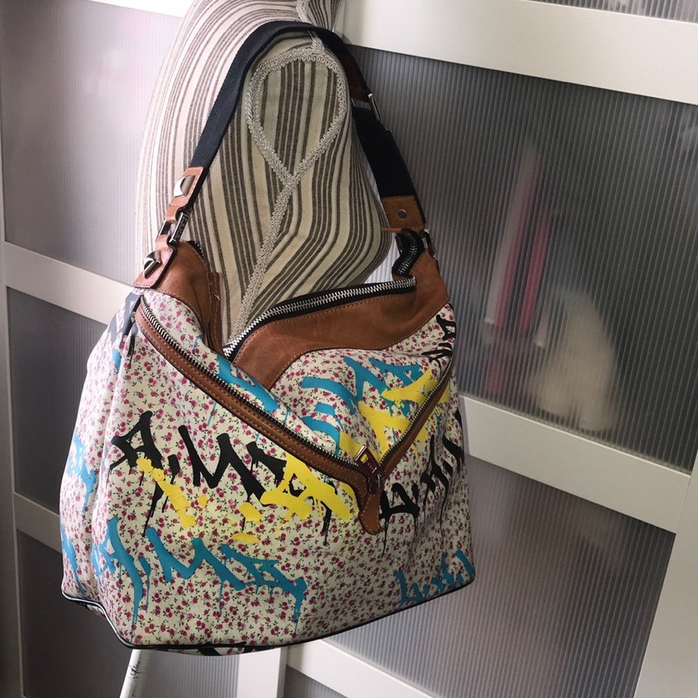 🔥🔥1hr sale 🔥L.A.M.B hobo ditzy graffiti floral